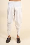 Arihant Rai Sinha_White Silk Embroidery Floral Kurta Pant Set _at_Aza_Fashions