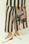 Shop_OFRIDA_Pink Mandarin Collar Pg Stripes Pattern Pant _Online_at_Aza_Fashions