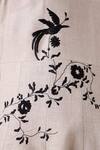 Shop_The Summer House_Beige Linen Embroidery Round Neck Helios Dress _Online_at_Aza_Fashions