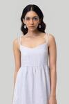 Buy Reistor White Cotton Sweetheart Neck Organic Striped Double Strap Dress Online at Aza Fashions Buy_Reistor_White Cotton Sweetheart Neck Organic Striped Double Strap Dress _Online_at_Aza_Fashions