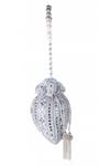 Buy_Nazaakat By Samara Singh_Sky Blue Pearls, Beads, Mirrors, Tassels And Embellished Potli Bag _Online_at_Aza_Fashions