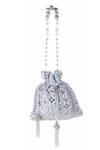 Shop_Nazaakat By Samara Singh_Sky Blue Pearls, Beads, Mirrors, Tassels And Embellished Potli Bag _Online_at_Aza_Fashions