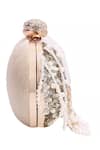 Buy_Nazaakat By Samara Singh_Gold Sequins, Pearls, Rhinestones, Beads And Embellished Clutch _Online_at_Aza_Fashions