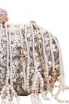 Shop_Nazaakat By Samara Singh_Gold Sequins, Pearls, Rhinestones, Beads And Embellished Clutch 