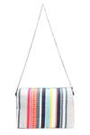Shop_Nazaakat By Samara Singh_Multi Color Beads, Sequins Striped Embellished Clutch  _at_Aza_Fashions