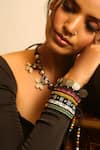 Buy_NAKHREWAALI_Multi Color Beads, Embroidery, Stones Ghyama Handcuff _at_Aza_Fashions