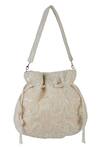 Buy_The Purple Sack_Off White Beads Embroidered Potli Bag  _Online_at_Aza_Fashions
