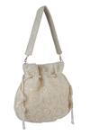 Shop_The Purple Sack_Off White Beads Embroidered Potli Bag  _Online_at_Aza_Fashions