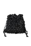 Shop_The Purple Sack_Black Beads, Sequins Beaded Embellished Potli Bag _Online_at_Aza_Fashions