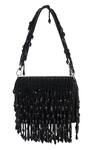 The Purple Sack_Black Beads, Tassels Beaded Fringe Potli Bag _Online_at_Aza_Fashions