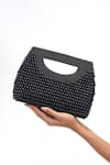 The Purple Sack Black Beads Hand Embroidered Clutch Bag Online at Aza Fashions The Purple Sack_Black Beads Hand Embroidered Clutch Bag _Online_at_Aza_Fashions