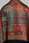 Taroob_Multi Color Taroob Kashmiri Silk Kaani Stole _Online_at_Aza_Fashions