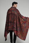 Shop_Taroob_Multi Color Taroob Magical Raj-mahal Fine Wool Kaani Shawl _Online_at_Aza_Fashions