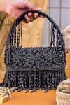 Buy NR By Nidhi Rathi Black Beads, Fringe Beaded Cascade Clutch Bag at Aza Fashions Buy_NR By Nidhi Rathi_Black Beads, Fringe Beaded Cascade Clutch Bag _at_Aza_Fashions