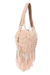 Buy NR By Nidhi Rathi Peach Pearls, Crystals, Beads, Tassels Embellished Fringe Clutch Bag Online at Aza Fashions Buy_NR By Nidhi Rathi_Peach Pearls, Crystals, Beads, Tassels Embellished Fringe Clutch Bag _Online_at_Aza_Fashions