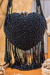 Buy NR By Nidhi Rathi Black Beads, Fringe, Stones Beaded Embellished Clutch Bag at Aza Fashions Buy_NR By Nidhi Rathi_Black Beads, Fringe, Stones Beaded Embellished Clutch Bag _at_Aza_Fashions