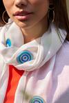 Buy_Mauli Cashmere_White The Motif Wool And Silk Stole _Online_at_Aza_Fashions