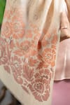 Buy_Mauli Cashmere_Beige Coral Blossom Embroidered Stole _Online_at_Aza_Fashions