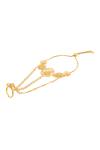 Isharya_Gold Plated 18kt Evangelica Hand Harness _Online_at_Aza_Fashions