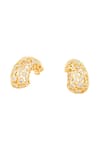 Isharya Gold Plated Crystals 18kt Sol Statement Hoop Earrings Online at Aza Fashions Isharya_Gold Plated Crystals 18kt Sol Statement Hoop Earrings _Online_at_Aza_Fashions