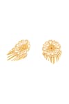 Isharya_Gold Plated 18kt Mudejar Statement Earrings _Online_at_Aza_Fashions