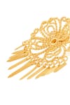 Buy_Isharya_Gold Plated 18kt Mudejar Statement Earrings _Online_at_Aza_Fashions