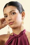 Shop_Isharya_Gold Plated 18kt Convento Statement Dangler Earrings _Online_at_Aza_Fashions