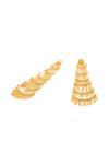 Isharya_Gold Plated 18kt Atlantico Dangler Earrings _Online_at_Aza_Fashions