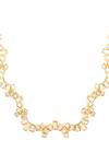 Isharya_Gold Plated 18kt Veevo Choker Necklace _Online_at_Aza_Fashions