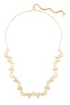 Shop_Isharya_Gold Plated 18kt Veevo Choker Necklace _at_Aza_Fashions