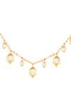 Isharya_Gold Plated 18kt Caminho Charm Necklace _Online_at_Aza_Fashions