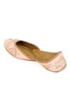 Buy_NR By Nidhi Rathi_Pink Embroidered And Beaded Juttie _Online_at_Aza_Fashions