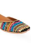 NR By Nidhi Rathi_Multi Color Embroidered And Embellished Jutti _at_Aza_Fashions