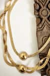 Buy_Suhani Pittie_Gold Plated Surya Twist Necklace _at_Aza_Fashions