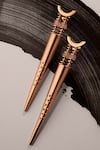 Buy_Suhani Pittie_Gold Plated Piercing Night Spike Earrings _at_Aza_Fashions