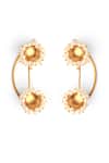 Buy_Suhani Pittie_Gold Plated Pearls Bunch Ear Clips _Online_at_Aza_Fashions