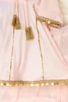 Darleen Kids Couture Pink Silk Sequins, Gota Patti, Tassels Meher Embroidered Kurta With Dhoti Pant Online at Aza Fashions Darleen Kids Couture_Pink Silk Sequins, Gota Patti, Tassels Meher Embroidered Kurta With Dhoti Pant _Online_at_Aza_Fashions