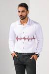Kalpana Naik_White Cotton Embroidery Echoes Of The Heart Shirt _Online_at_Aza_Fashions