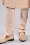 Buy_Kalpana Naik_Blush Linen, Satin, Bemberg, Silk Imperial Zardozi Sherwani Kurta Set _Online_at_Aza_Fashions