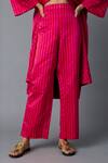 Buy Vasstram Pink Tara Striped Pant Online at Aza Fashions Buy_Vasstram_Pink Tara Striped Pant _Online_at_Aza_Fashions