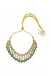 Buy Minaki Green Beads, Stones Kundan And Beaded Necklace Set Online at Aza Fashions Buy_Minaki_Green Beads, Stones Kundan And Beaded Necklace Set _Online_at_Aza_Fashions