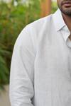 Buy_Hilo Design_White Linen Moonlit Horizon Shirt _Online_at_Aza_Fashions