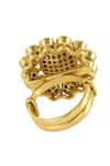 Sica Jewellery Gold Plated Stones Zeraya Kundan And Embellished Adjustable Ring Online at Aza Fashions Sica Jewellery_Gold Plated Stones Zeraya Kundan And Embellished Adjustable Ring _Online_at_Aza_Fashions