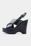 Buy Oroh Black Gabriela Genuine Leather Crossed Strap Wedge Sandals Online at Aza Fashions Buy_Oroh_Black Gabriela Genuine Leather Crossed Strap Wedge Sandals _Online_at_Aza_Fashions