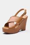Oroh Tan Gabriela Genuine Leather Wedge Sandals at Aza Fashions Oroh_Tan Gabriela Genuine Leather Wedge Sandals _at_Aza_Fashions