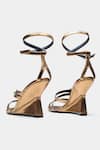 Shop_Oroh_Gold Buckles Angelina Strappy Wedge Sandals _at_Aza_Fashions