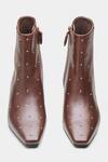 Buy_Oroh_Brown Studs Marcela Studded Genuine Leather Ankle Boots _Online