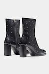 Shop_Oroh_Black Studs Samantha Studded Genuine Leather Ankle Boots _Online