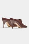 Shop_Oroh_Brown Celia Open Toe Pencil Heel Mules _Online_at_Aza_Fashions