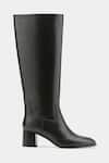 Buy_Oroh_Black Manuela Genuine Leather Long Boots _Online_at_Aza_Fashions